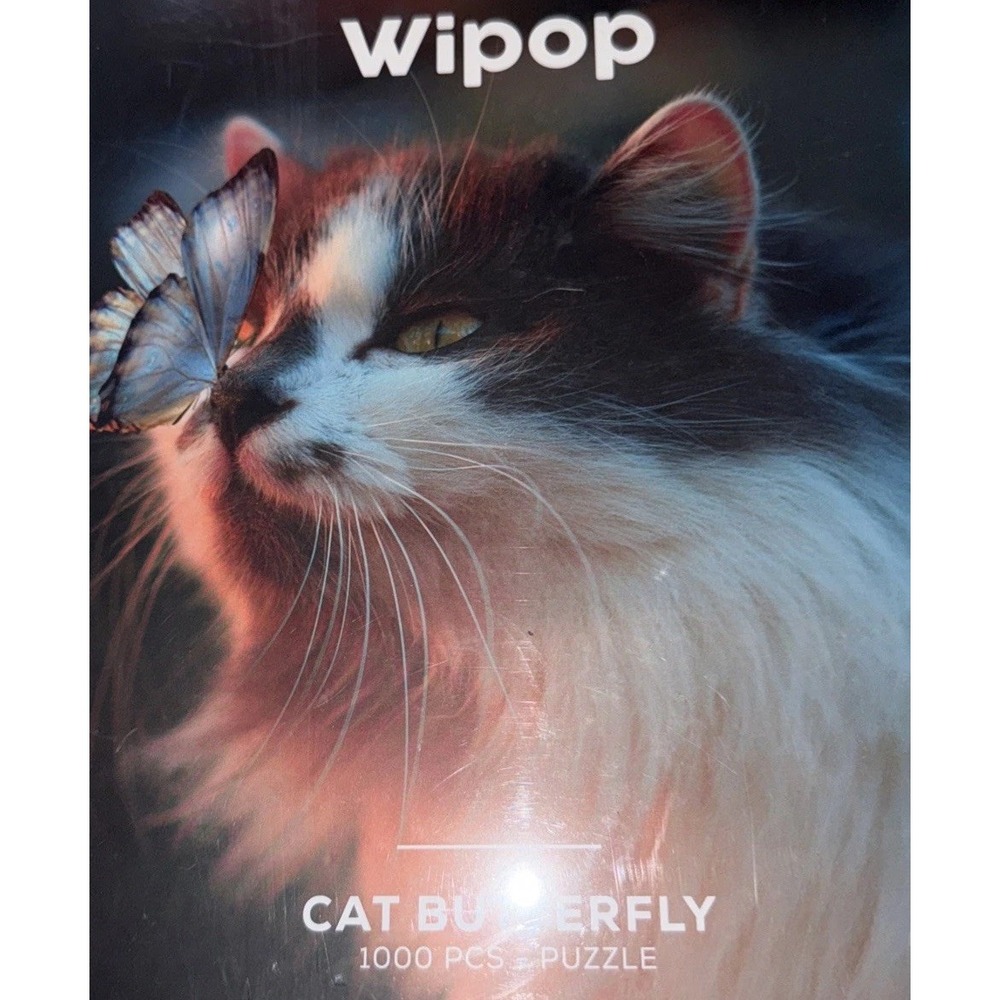 Wipop cat butterfly On Nose Puzzle 1000 Pieces Sealed Brand New